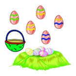 Cueillette Oeufs Pâques