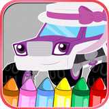 Coloring Pages Monsters Trucks simgesi