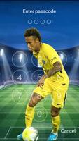 Keypad Lock Screen For Neymar Jr PSG & HD photos الملصق