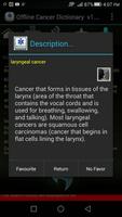 Offline Cancer Dictionary captura de pantalla 1