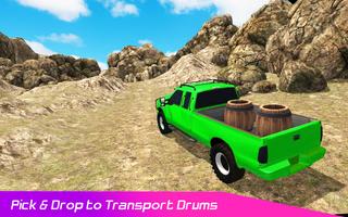 Pickup Truck : 4x4 Uphill Cargo Drive Simulator 3D Ekran Görüntüsü 1