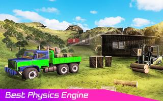 Pickup Truck : 4x4 Uphill Cargo Drive Simulator 3D Ekran Görüntüsü 2