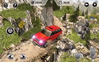 Off-Road Jeep Mountain Fahrer: Hillock Adventure Plakat