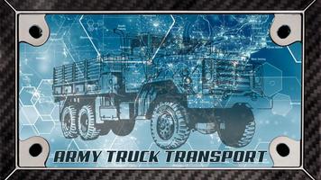 OffRoad Army Truck Transport syot layar 1