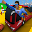 Superhero Color Bus Racing Stunt 3D APK