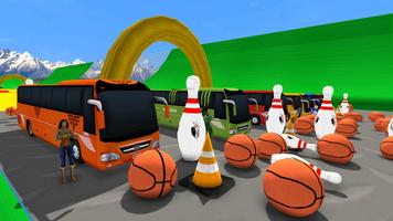 Superhero Color Bus Racing Stunt 3D screenshot 3