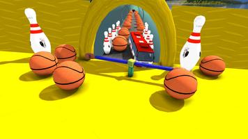 Superhero Color Bus Racing Stunt 3D screenshot 1