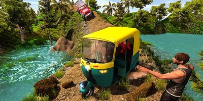 Modern Rikshaw New Hill Tuk Tuk Sim 2018 screenshot 3