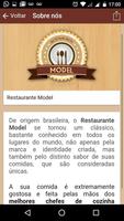 Restaurante Model capture d'écran 2