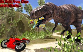 Dino Bike Race Adventure: Dinosaur Escape Games Affiche