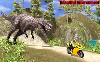 Dino Bike Race Adventure: Dinosaur Escape Games capture d'écran 1
