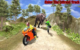 Dino Bike Race Adventure: Dinosaur Escape Games capture d'écran 3