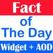 Fact of the Day Widget + AOD icon
