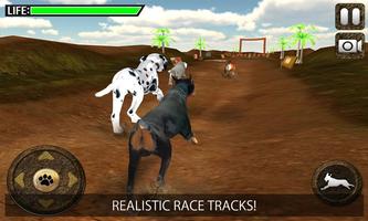 Chien Greyhound Racing 3D Affiche