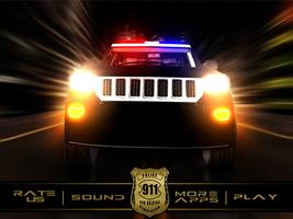 911 Police Cop Car Driver Sim Affiche
