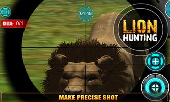 Wild Lion Sniper Shooter capture d'écran 3