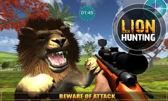 Wild Lion Sniper Shooter capture d'écran 1