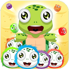 Turtle Pop - Free Bubble Pop, Blast Games For Kids icône