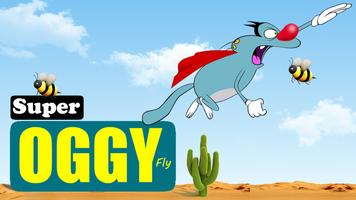 Super Oggy fly Affiche
