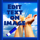 Editar texto en la imagen icono