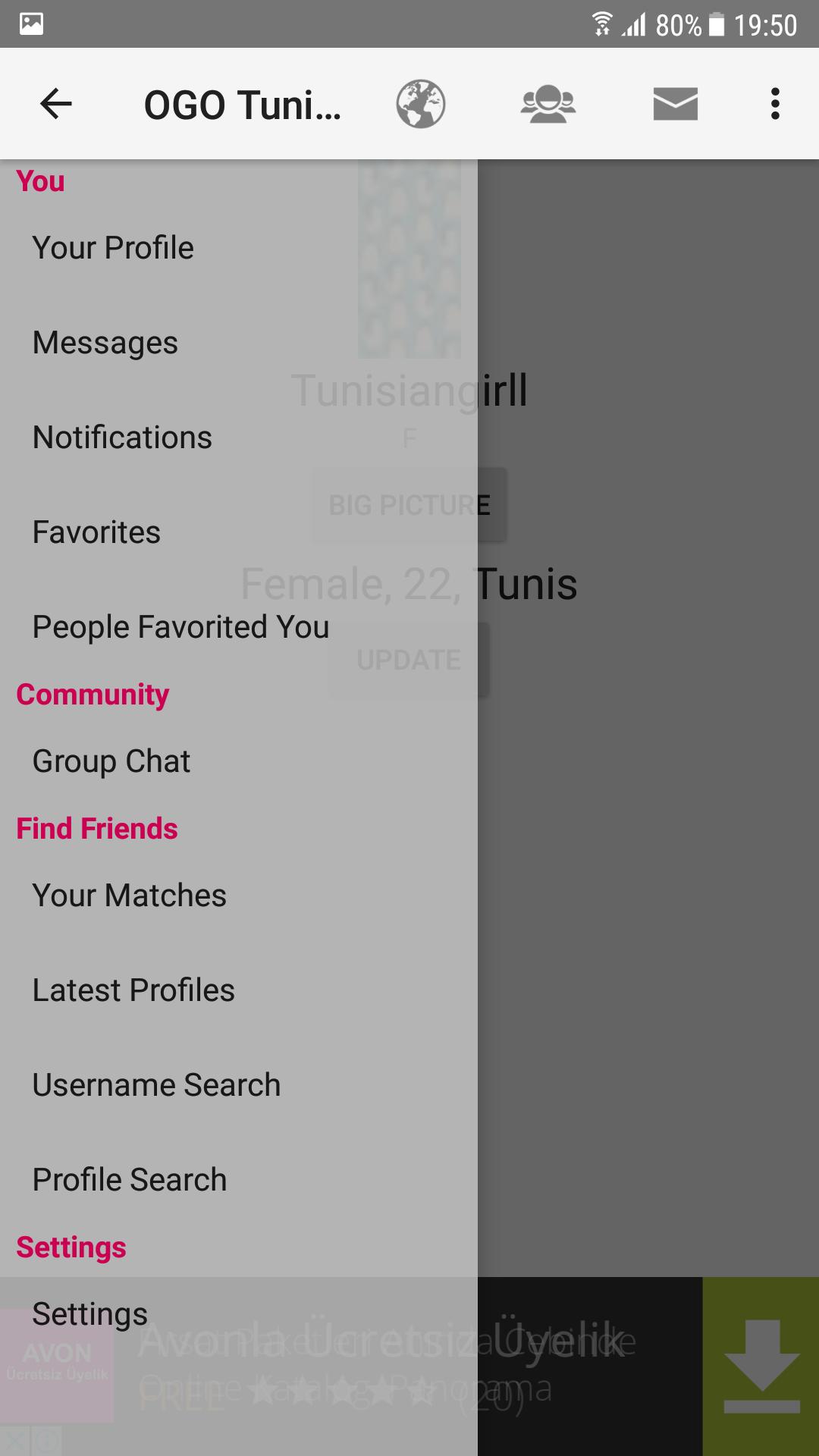 Dating site in Tunisia)