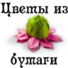 Цветы из бумаги icono