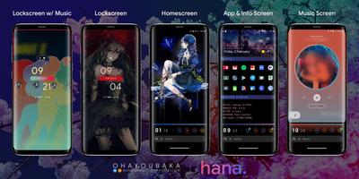 Poster [KLWP] hana. - for Galaxy S8/Note 8 (DONATE)