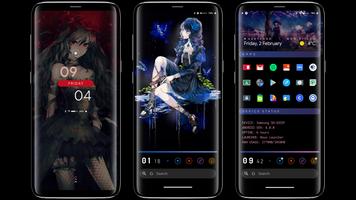 [KLWP] hana. - for Galaxy S8/Note 8 (DONATE) 截圖 1