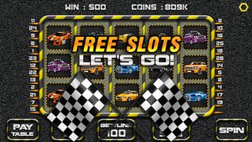 Car Race Queens Slots - Casino captura de pantalla 1