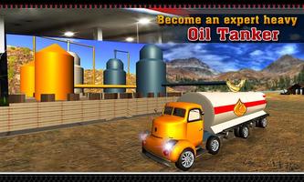 Oil Tanker Transporter Truck Affiche