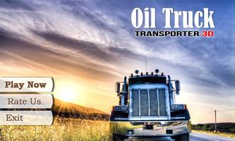 Oil Truck Transporter 3D Affiche