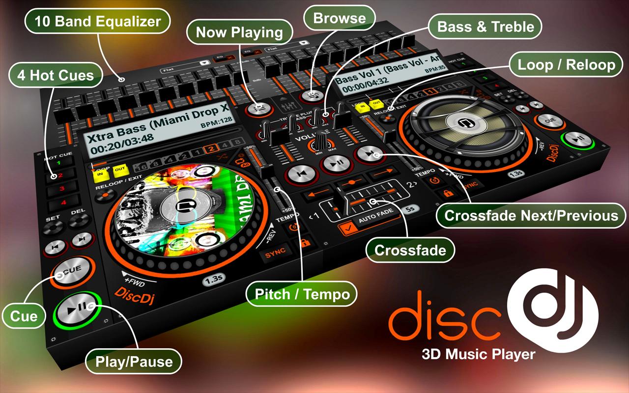 DiscDj 3D Music Player Beta APK Download - Free Music ...