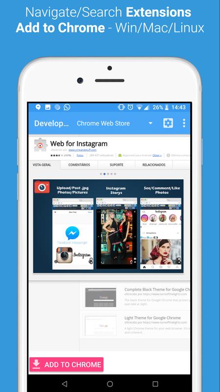 chrome web store download for android