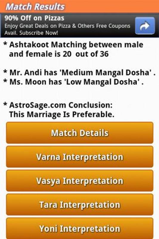 Astrosage matchmaking software