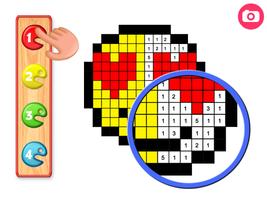 Emoji Color By Number Pixel Art Sandbox پوسٹر