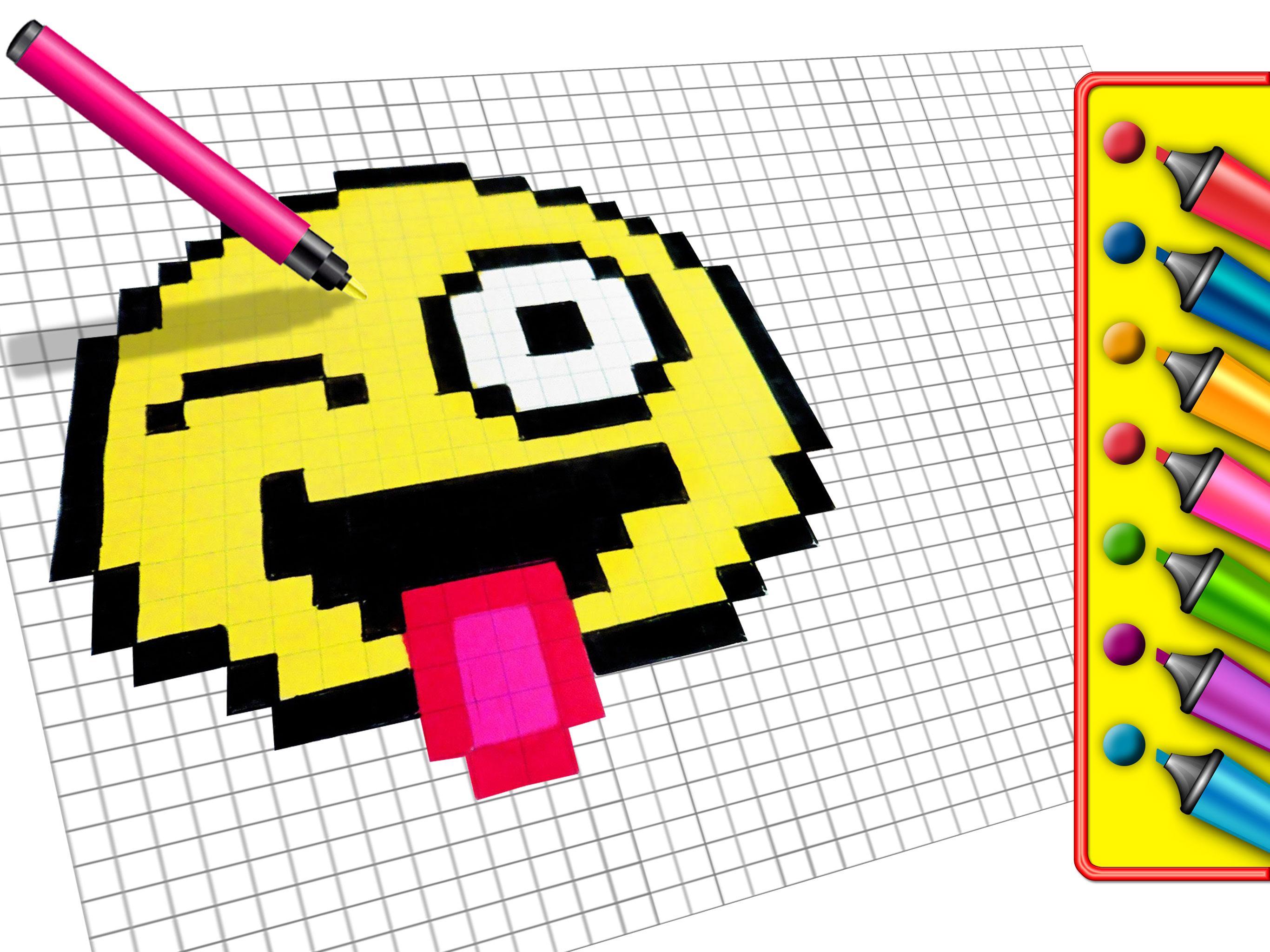 Emoji Color By Number Pixel Art Sandbox For Android Apk
