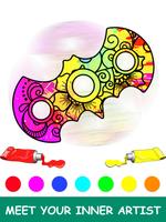 Fidget Spinner Mandala Coloring Book ảnh chụp màn hình 1