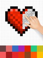 پوستر Sandbox Color By Number Pixel Art Coloring Book