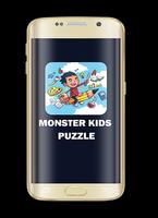 Monster kids  puzzle تصوير الشاشة 1