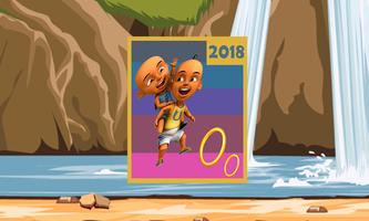 Ultimate Subway Upin Jump Simple Affiche