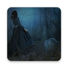 Mezarlıkta ağlayan kız icône