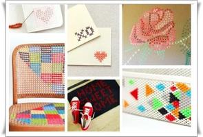 DIY Cross Stitch Pattern Idea Cartaz