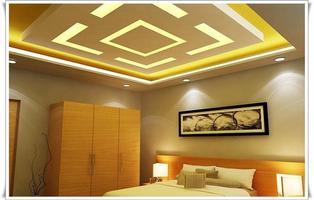 Home Gypsum Ceiling Idea Affiche