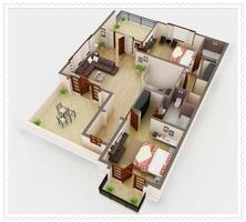 New Design of 3D Small house スクリーンショット 1