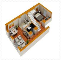 New Design of 3D Small house capture d'écran 2