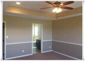 Two Toned Wall Paint Colors Affiche