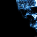 3D Blue Fire Skull Theme Wallpapers APK