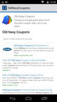 Old Navy Coupons ảnh chụp màn hình 1