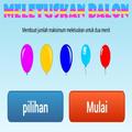 meletuskan balon