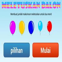 meletuskan balon poster